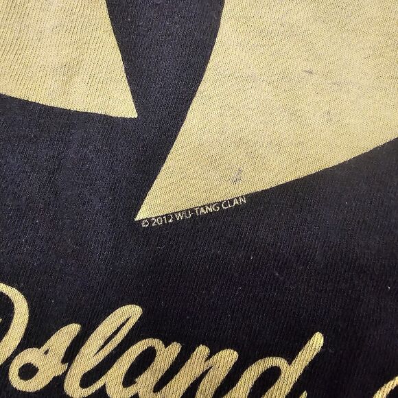 Wu-Tang Clan Tshirt Medium Black 2012 Cotton Faded Spencer Music Rap Band - Picture 3 of 10